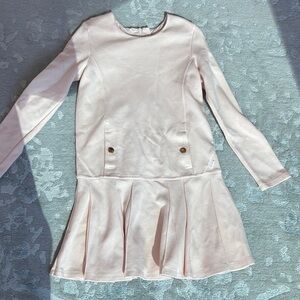 Chloe Blush Long-Sleeve Kids Dress